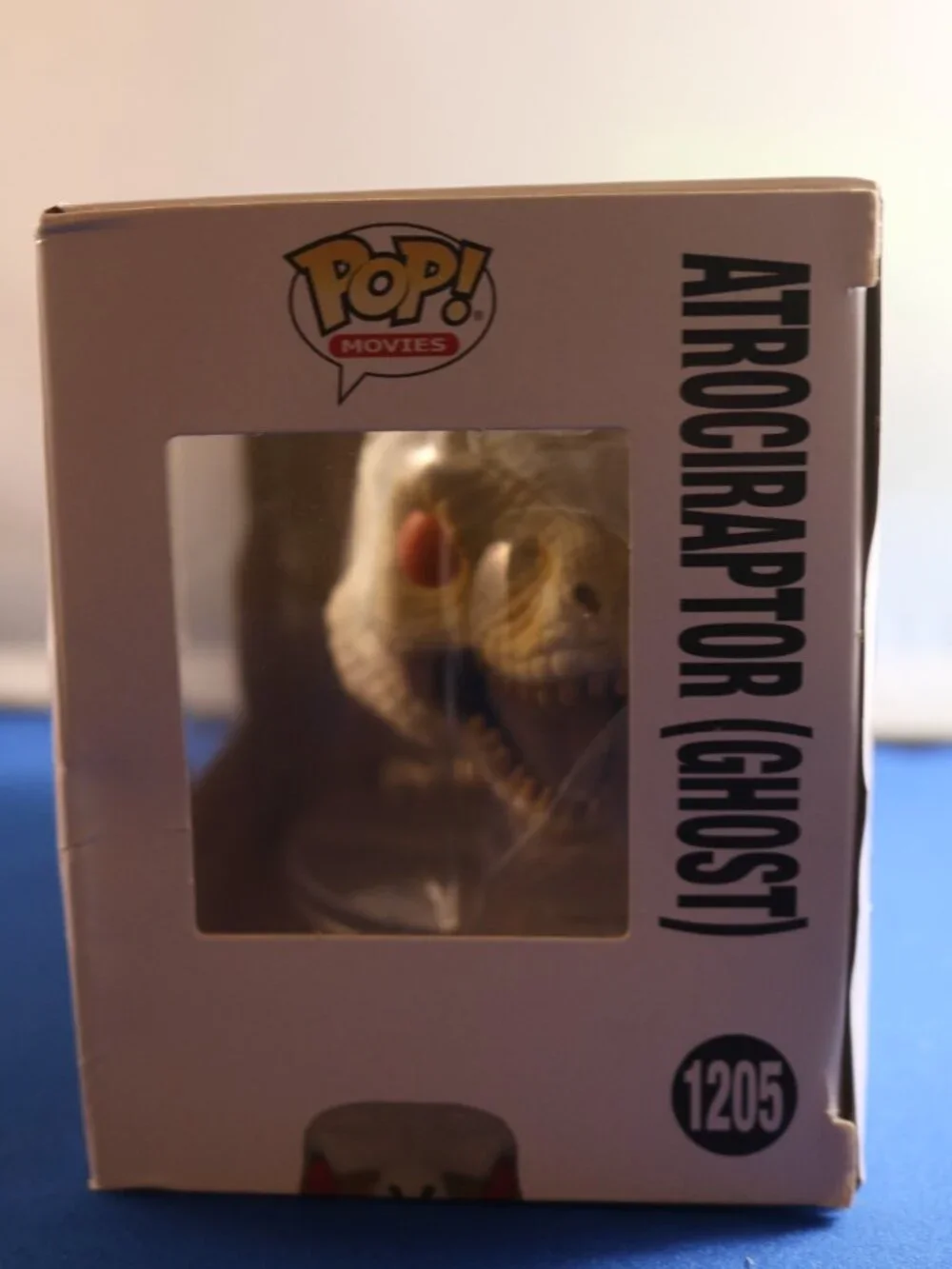 Funko Pop Movies Atrociraptor (Ghost) #1205 Jurassic World vinyl figure W/box